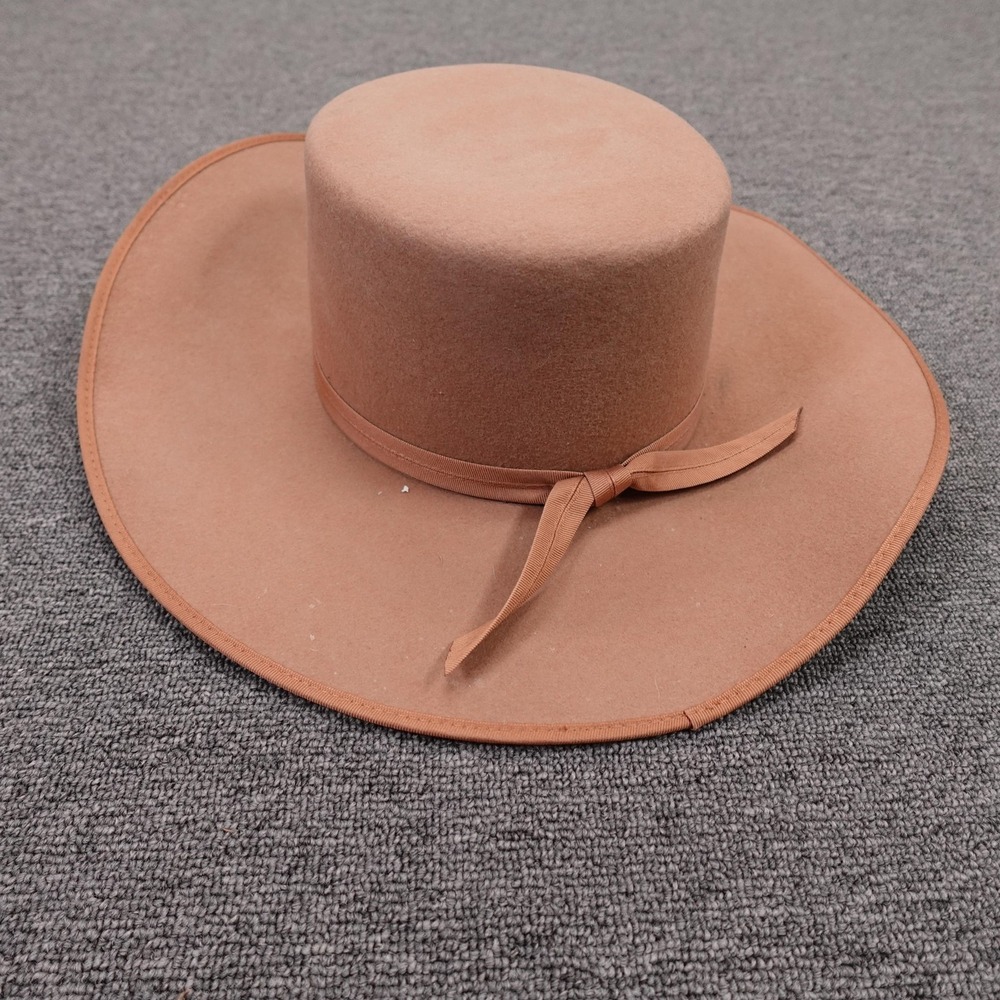 Lack Of Color Hat Cowboy Fitted Womens Large Brown Wool‎ Felt Wide Brim Western